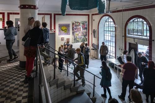 Wernisaż wystawy PJ Forever, Galeria Exit, 8. Festiwal Malarstwa, 2023, zdj. Michał Pietrzak