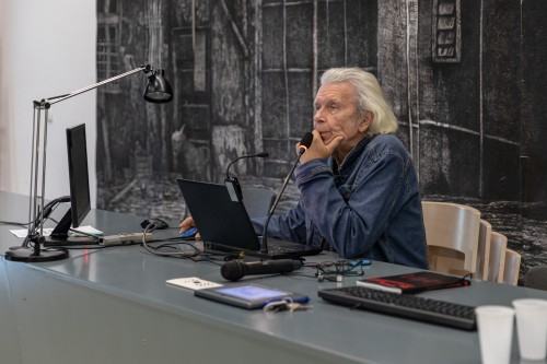 Wykład Zbigniewa Rybczyńskiego, zdj. Michał Pietrzak