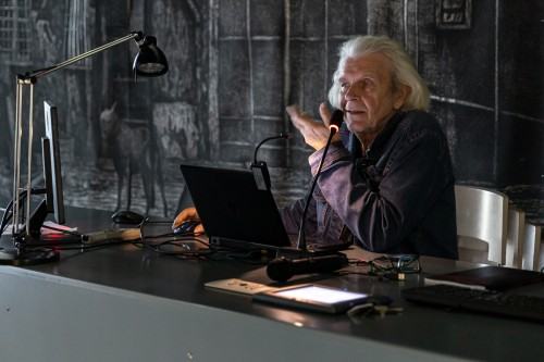 Wykład Zbigniewa Rybczyńskiego, zdj. Michał Pietrzak