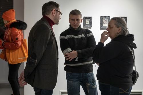 Otwarcie wystawy Anny Bujak, pt. Nie miejsce, zdj. Michał Pietrzak