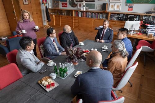 Delegacja z Mongolii