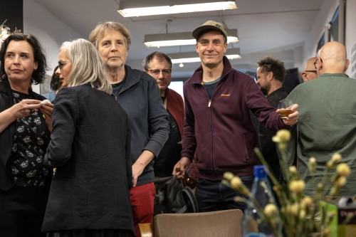 Wernisaż wystawy PJ Forever, Galeria u Kosałki, 8. Festiwal Malarstwa, 2023, zdj. Michał Pietrzak Wernisaż wystawy PJ Forever, Galeria u Kosałki, 8. Festiwal Malarstwa, 2023, zdj. Michał Pietrzak