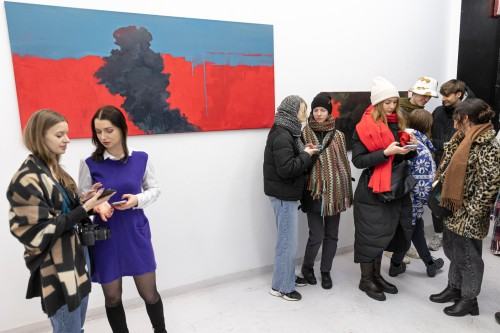 Otwarcie zbiorowej wystawy malarstwa studentów z Pracowni 205