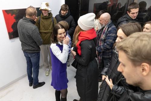 Otwarcie zbiorowej wystawy malarstwa studentów z Pracowni 205