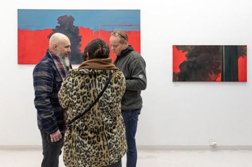 Otwarcie zbiorowej wystawy malarstwa studentów z Pracowni 205