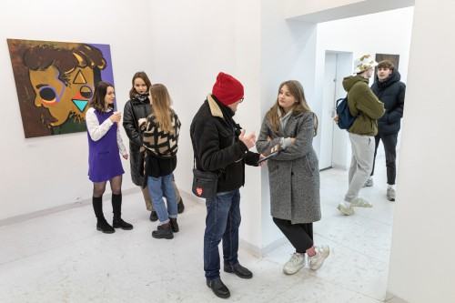 Otwarcie zbiorowej wystawy malarstwa studentów z Pracowni 205