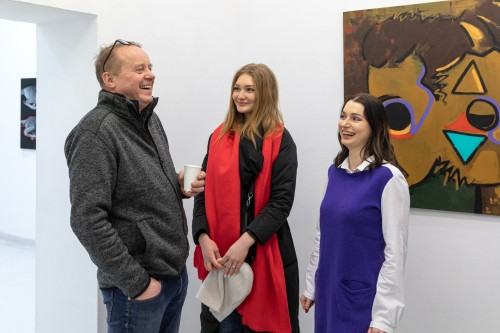 Otwarcie zbiorowej wystawy malarstwa studentów z Pracowni 205