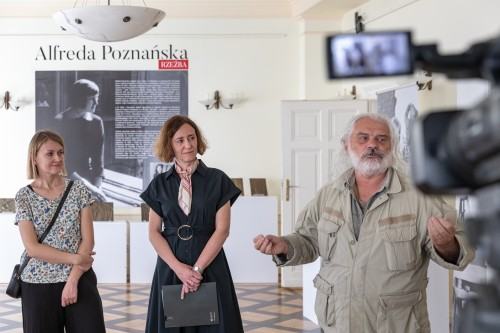 Alfreda Poznańska. Rzeźba_wernisaż