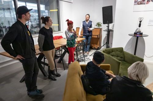 Wernisażu wystawy Emphatic Design vol. 4 w galerii Sztuka na miejscu, fot. Michał Pietrzak