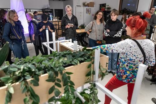 Wernisażu wystawy Emphatic Design vol. 4 w galerii Sztuka na miejscu, fot. Michał Pietrzak