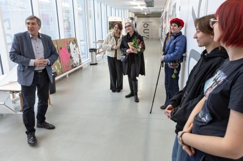 Wernisaż wystawy Katarzyny Słuchockiej, pt. Komentarze nie słowne