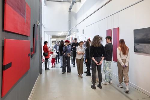 Wernisaż wystawy Katarzyny Słuchockiej, pt. Komentarze nie słowne