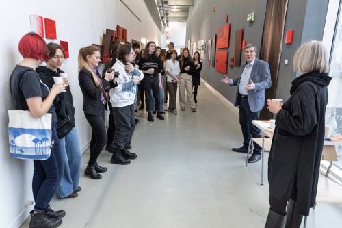 Wernisaż wystawy Katarzyny Słuchockiej, pt. Komentarze nie słowne