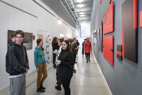 Wernisaż wystawy Katarzyny Słuchockiej, pt. Komentarze nie słowne