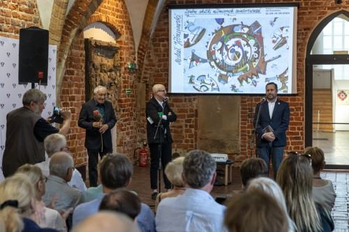 Zgubne skutki..., prof. M. Jędrzejewski, wernisaż