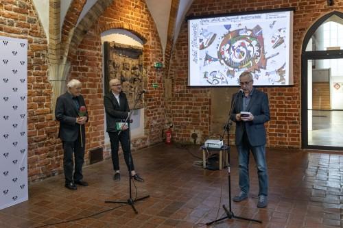 Zgubne skutki..., prof. M. Jędrzejewski, wernisaż