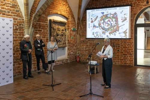 Zgubne skutki..., prof. M. Jędrzejewski, wernisaż