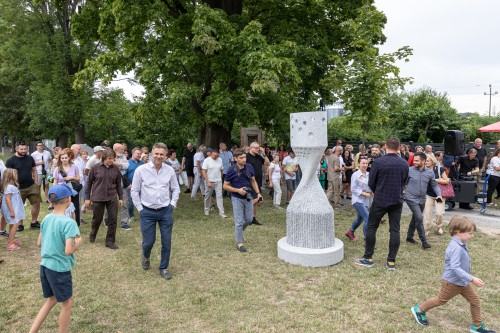 Otwarcie wystawy kończącej 9 Strzegomskie Biennale Rzeźby w Granicie