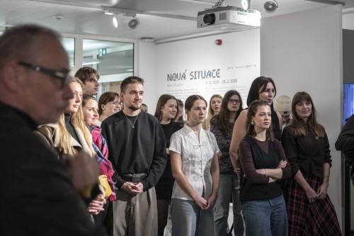 Otwarcie wystawy Nowa sytuacja, zdj. Olena Matoshniuk i Michał PietrzakOtwarcie wystawy Nowa sytuacja, zdj. Olena Matoshniuk i Michał Pietrzak