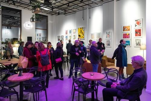 Otwarcie wystawy Magdaleny Wosik pt. Wierzę w wiersze, zdj. Michał Pietrzak