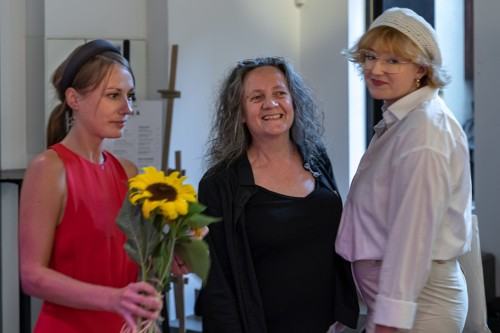 Otwarcie wystawy Soni Ruciak i Marceliny Groń pt. Miejsca związane w Galerii Sztuka na miejscu, zdj. Michał Pietrzak.