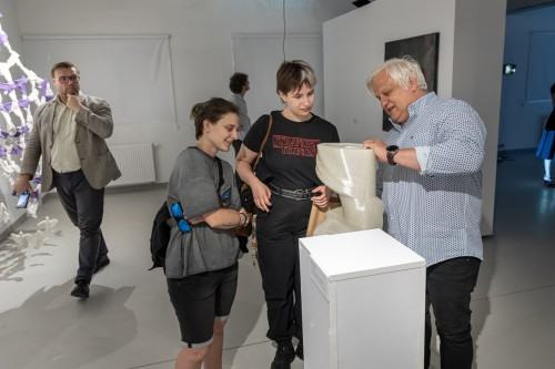 Otwarcie wystawy Dowody na NIEOBECNOŚĆ w Galerii Geppart ASP Wrocław, zdj. Michał Pietrzak