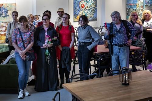 Otwarcie wystawy Soni Ruciak i Marceliny Groń pt. Miejsca związane w Galerii Sztuka na miejscu, zdj. Michał Pietrzak.