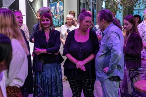 Otwarcie wystawy Soni Ruciak i Marceliny Groń pt. Miejsca związane w Galerii Sztuka na miejscu, zdj. Michał Pietrzak.