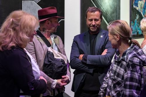 Otwarcie wystawy Soni Ruciak i Marceliny Groń pt. Miejsca związane w Galerii Sztuka na miejscu, zdj. Michał Pietrzak.