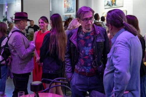 Otwarcie wystawy Soni Ruciak i Marceliny Groń pt. Miejsca związane w Galerii Sztuka na miejscu, zdj. Michał Pietrzak.