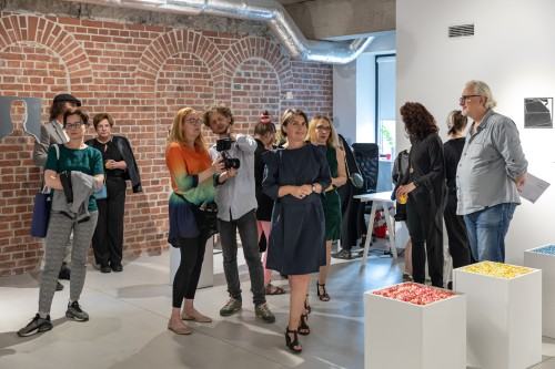 Otwarcie wystawy Dowody na NIEOBECNOŚĆ w Galerii Geppart ASP Wrocław, zdj. Michał Pietrzak