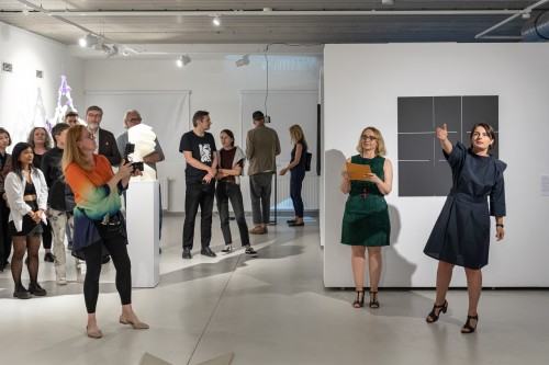 Otwarcie wystawy Dowody na NIEOBECNOŚĆ w Galerii Geppart ASP Wrocław, zdj. Michał Pietrzak