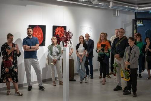 Otwarcie wystawy Dowody na NIEOBECNOŚĆ w Galerii Geppart ASP Wrocław, zdj. Michał Pietrzak