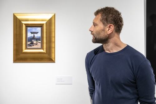 Oprowadzanie kuratorskie po wystawie Dowody na NIEOBECNOŚĆ w Galerii Geppart ASP Wrocław, zdj. Michał Pietrzak