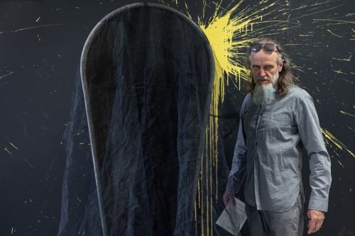 Oprowadzanie kuratorskie po wystawie Dowody na NIEOBECNOŚĆ w Galerii Geppart ASP Wrocław, zdj. Michał Pietrzak