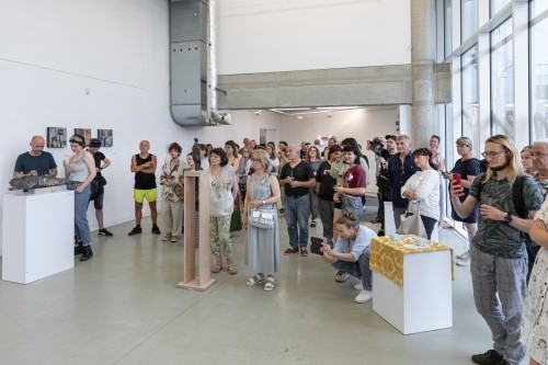 Otwarcie wystawy dydaktyków i studentów ASP we Wrocławiu pt. Sztuka z iskrą, Galeria Neon ASP Wrocław Otwarcie wystawy dydaktyków i studentów ASP we Wrocławiu pt. Sztuka z iskrą, Galeria Neon ASP Wrocław