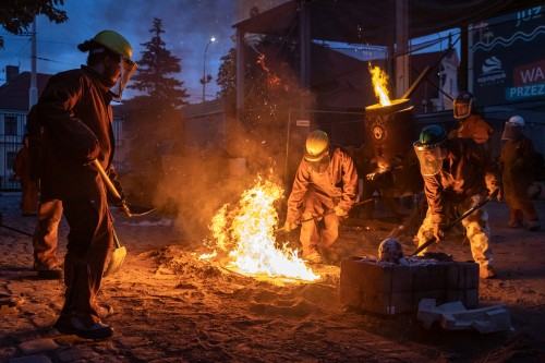 Rzeźby z żeliwa z pieca uchylnego, XIV FWT