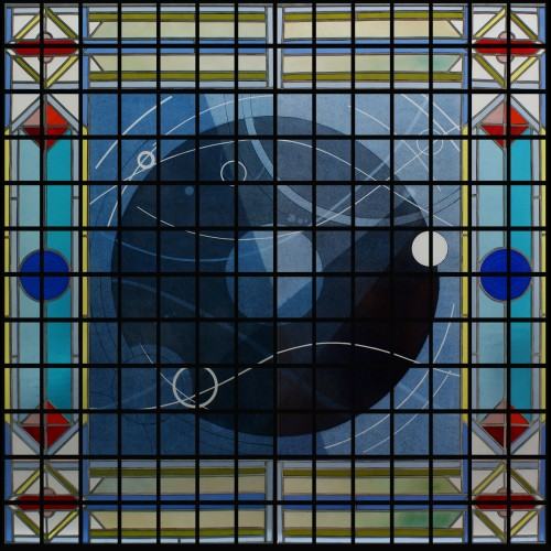 Adam Włodarczyk, witraż Spokój