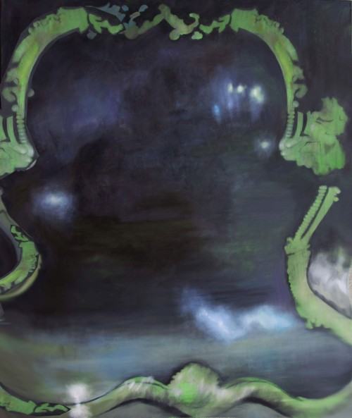 Anna Szewczyk, Lustro, olej plotno,170x140 cm, 2024