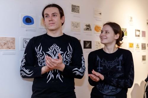 Oprowadzanie po wystawie Migracja, zdj. Katerina Kouzmitcheva