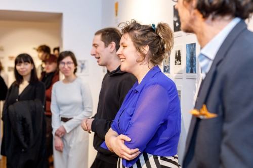 Oprowadzanie po wystawie Migracja, zdj. Katerina Kouzmitcheva