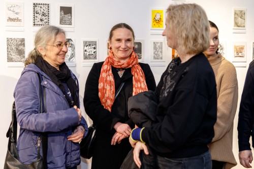 Oprowadzanie po wystawie Migracja, zdj. Katerina Kouzmitcheva