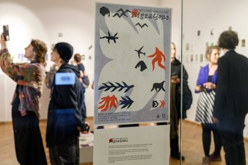 Oprowadzanie po wystawie Migracja, zdj. Katerina Kouzmitcheva