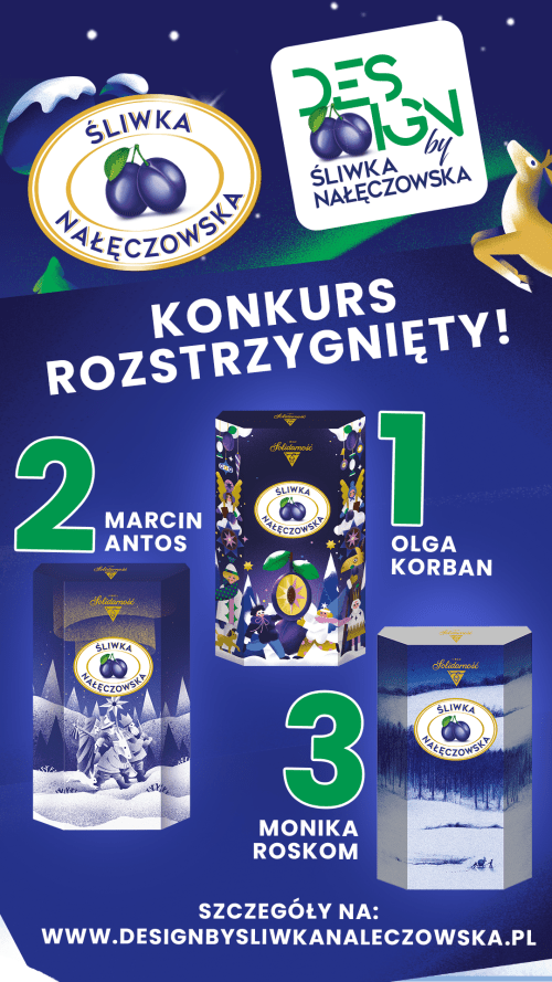 Znamy laureatów konkursu Design by Śliwka Nałęczowska 2025