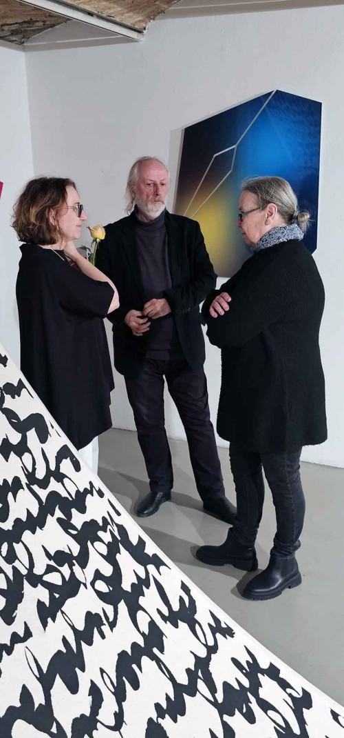Między znakiem a obrazem w Galerii AT, zdj. Małgorzata Banaszkiewicz