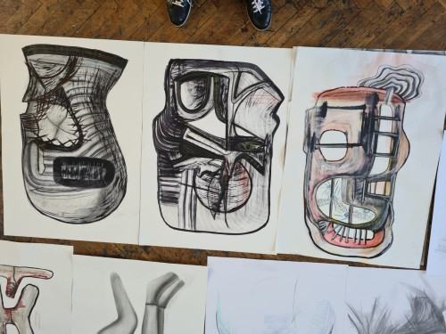 Przegląd z rysunku w pracowni 212