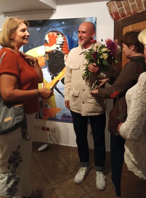 Otwarcie wystawy Grzegorza Woźnego w Domu Kultury w Rawiczu