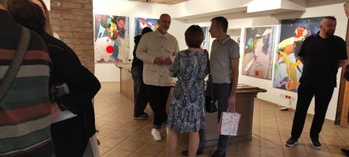 Otwarcie wystawy Grzegorza Woźnego w Domu Kultury w Rawiczu