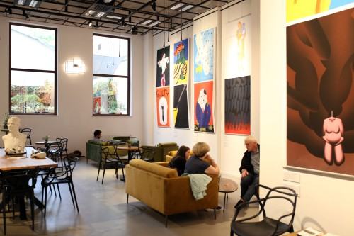 Wernisaż wystawy Ukraiński plakat walczy!, zdj. Justyna Żak