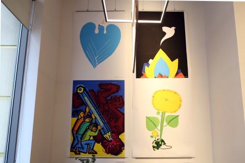 Wernisaż wystawy Ukraiński plakat walczy!, zdj. Justyna Żak